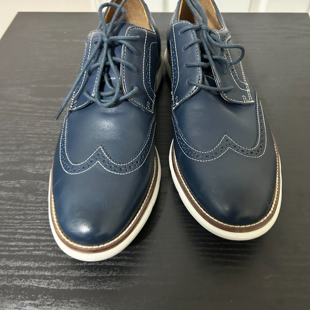 Johnson & Murphy Mens Holden Wingtip Shoes, New 11